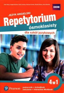 Repetytorium ósmoklasisty dla szkół językowych Język angielski 4w1