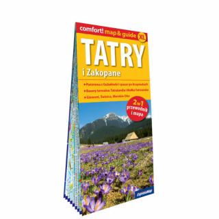 Tatry i Zakopane laminowany mapguide 2w1 przewodnik i mapa