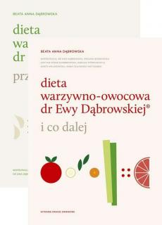 [Zestaw] 2x Dieta warzywno-owocowa dr Ewy Dąbrowskiej Przepisy + Dieta warzywno-owocowa dr Ewy Dąbrowskiej i co dalej