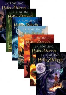 [Zestaw] 7w1 Harry Potter i kamień filozoficzny + komnata tajemnic + Więzień Azkabanu + czara ognia + Zakon Feniksa + Książę Półkrwi + Insygnia Śmierc