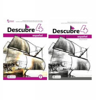 [Zestaw] Descubre 4 zeszyt ćwiczeń hiszpański + Descubre 4 podręcznik hiszpański