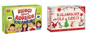 [Zestaw] Dzieci kontra rodzice Kalambury + Kalambury dla dzieci Gra świąteczna