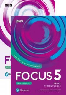 [Zestaw] Focus Second Edition 5 Workbook + Focus Second Edition 5 Student's Book + CD