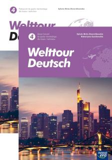 Zestaw język niemiecki Welttour Deutsch 4 podręcznik liceum i technikum + język niemiecki Welttour Deutsch 4 zeszyt ćwiczeń liceum i technikum