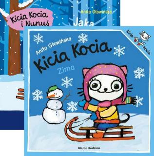 [Zestaw] Kicia Kocia Zima + Kicia Kocia i Nunuś. Jaka piękna zima!