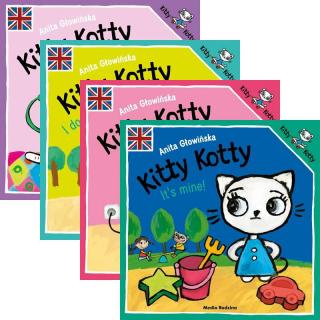 [Zestaw] Kitty Kotty is ill + Kitty Kotty I don't want to play like that! + Kitty Kotty helps to clean + Kitty Kotty It's mine!