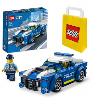 [Zestaw] LEGO City 60312 Radiowóz + LEGO Torba papierowa mała 6315786