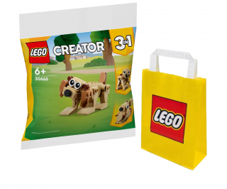 [Zestaw] LEGO CREATOR 30666 Prezentowe zwierzęta + LEGO Torba papierowa mała 6315786