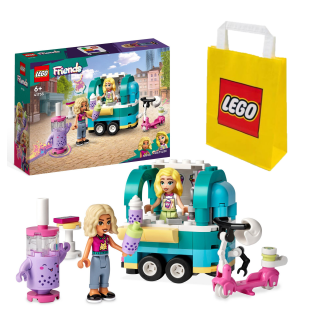 [Zestaw] Lego FRIENDS 41733 Mobilny sklep z bubble tea + LEGO Torba papierowa mała 6315786