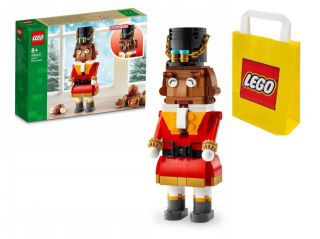 [Zestaw] LEGO MERCHANDISE 40640 Dziadek do orzechów + LEGO Torba papierowa mała 6315786