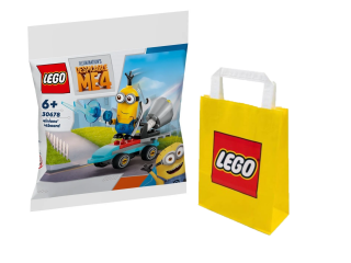 [Zestaw] LEGO MINIONS 30678 Odrzutowa deska minionka + LEGO Torba papierowa mała 6315786