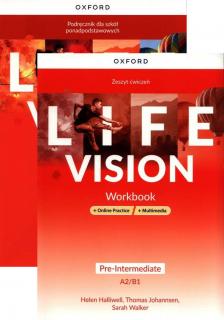 [Zestaw] Life Vision Pre-Intermediate Podręcznik + e-book + multimedia + Life Vision Pre-Intermediate Zeszyt ćwiczeń + Online Practice + multimedia