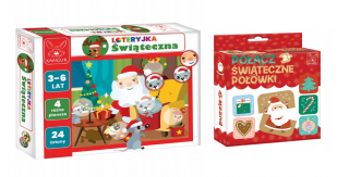 [Zestaw] Loteryjka Świateczna + Połącz Świąteczne Połówki