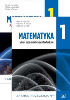 [Zestaw] Matematyka 1 Podręcznik zakres rozszerzony + Matematyka 1 Zbiór zadań zakres rozszerzony