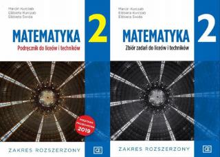 [Zestaw] Matematyka 2. Podręcznik LO. Rozszerzony + Zbiór zadań Pazdro 2020