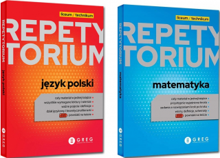 [Zestaw] Matematyka Repetytorium 2023 + Repetytorium Język polski Nowa Matura 2023