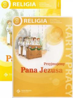 [Zestaw] Przyjmujemy Pana Jezusa 3 Religia Podręcznik + Przyjmujemy Pana Jezusa 3 Karty pracy