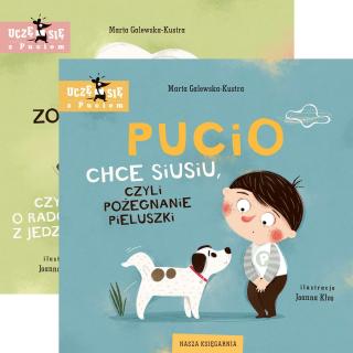 [Zestaw] Pucio zostaje kucharzem czyli o radości z jedzenia + Pucio chce siusiu, czyli pożegnanie pieluszki