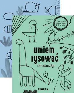 [Zestaw] Umiem rysować zwierzęta + Dinozaury