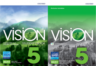 [Zestaw] Vision 5 Podręcznik + Vision 5 Zeszyt ćwiczeń z dostępem do ćwiczeń interaktywnych Online Practice oraz aplikacji Oxford