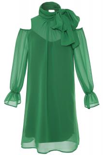 Zielona koktajlowa sukienka Ramona