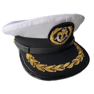 Czapka HARCERSKA KAPITAŃSKA mundurowa wyjściowa tradycyjna Iuvenis Mare Lupus HM1 niewyprężona ROZMIAR NA ZAMÓWIENIE
