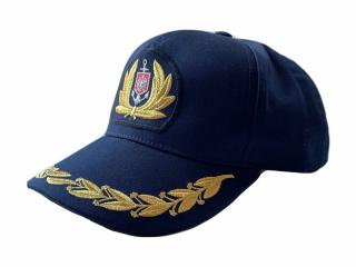 CZAPKA KAPITAŃSKA Marynarka Handlowa, czapka żeglarska, bejsbolówka, baseball cap GRANATOWA