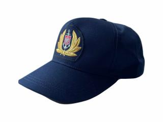 CZAPKA Oficerska Marynarka Handlowa,, czapka żeglarska, bejsbolówka, baseball cap GRANATOWA