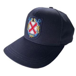 CZAPKA ŻEGLARSKA Yacht Klub Polski, bejsbolówka, baseball cap GRANATOWA