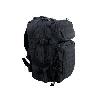 Mil-Tec Assault Pack - Plecak taktyczny turystyczny Small 20L  - Czarny - 14002002