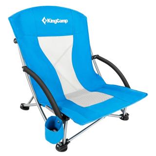 Krzesło Turystyczne Kempingowe Wędkarskie Składane KingCamp Blue Niskie