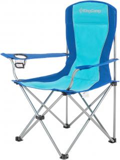 Krzesło Turystyczne Kempingowe Wędkarskie Składane KingCamp Blue