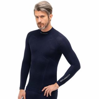 Bluza męska termoaktywna termiczna Brubeck Extreme Wool Merino Navy Blue 2024