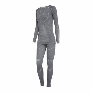 Komplet bielizna damska termoaktywna z wełną merino Viking Lana Pro Set Grey 2025