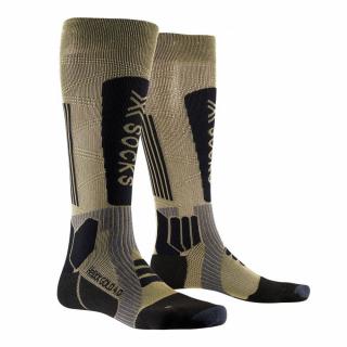 Skarpety narciarskie X-Socks Ski HeliXX 4.0 Gold Black 2024