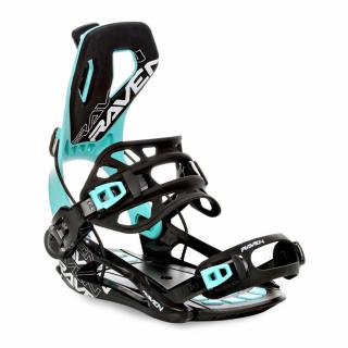 Wiązania Snowboardowe Raven Fastec FT360 Black Mint 2024