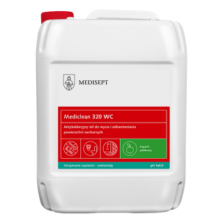 Antybakteryjny żel do łazienek Medisept 5 WC Clean litrów