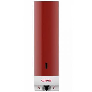 Automatyczny dozownik do mydła w pianie CWS Hygiene 500 ml, czerwone tworzywo ABS