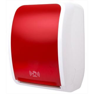 Automatyczny podajnik ręczników papierowych w rolce COSMOS JM-Metzger plastik czerwony