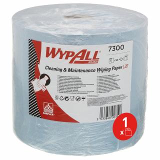 Czyściwo papierowe w rolce Kimberly Clark WYPALL L20 2 warstwy makulatura białe