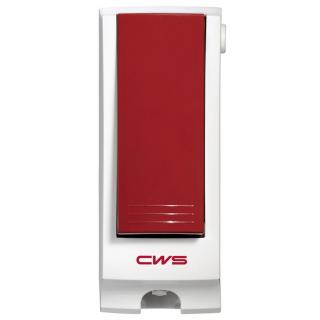 Dozownik do dezynfekcji deski sedesowej CWS Hygiene 300 ml, czerwone tworzywo ABS