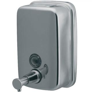 Dozownik do mydła w płynie Bisk MASTERLINE 500 ml, stal nierdzewna polerowana