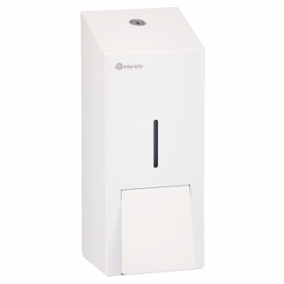 Dozownik do mydła w płynie Merida STELLA White Line MAXI 800 ml, stal kolor biały