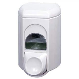 Dozownik do mydła w płynie Sanitario 350 ml, białe tworzywo ABS