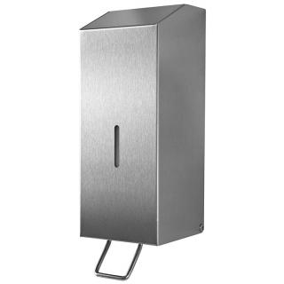 Dozownik do mydła w płynie Sanitario NAWARRA 1250 ml, stal nierdzewna matowa