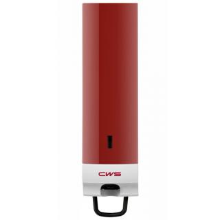 Dozownik mydła w płynie CWS Hygiene 500 ml, czerwone tworzywo ABS