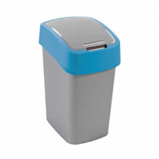 Kosz do segregacji 10 litrów Curver FLIP BIN, niebieski plastik