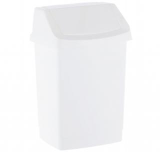Kosz na śmieci 25 litrów Curver CLICK-IT, biały plastik