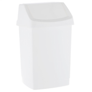 Kosz na śmieci 50 litrów Curver CLICK-IT, biały plastik