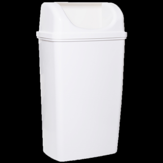 Kosz na śmieci 50 litrów Faneco plastik biały